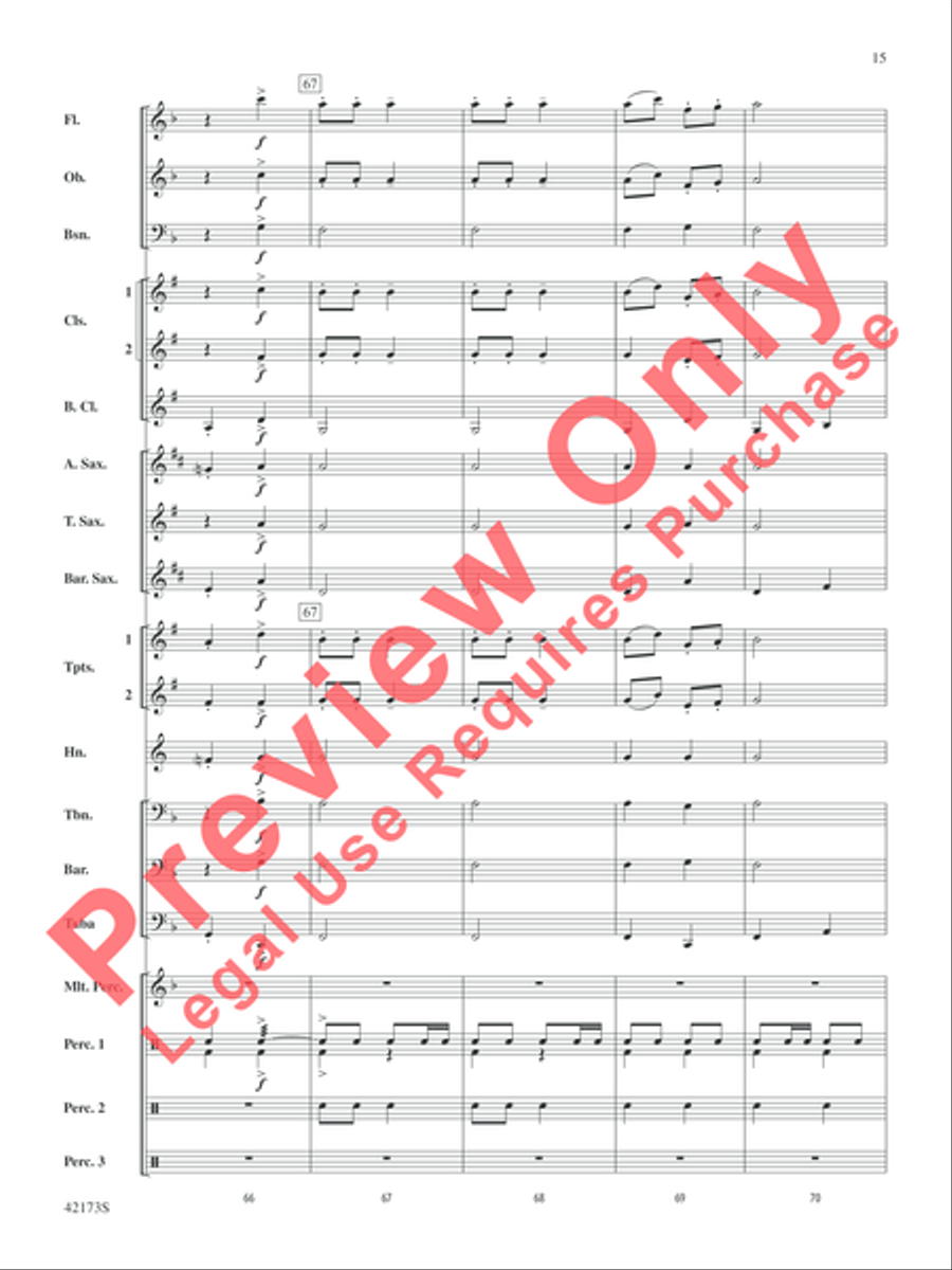 Jingle Band! Concert Band scores gallery preview page 8
