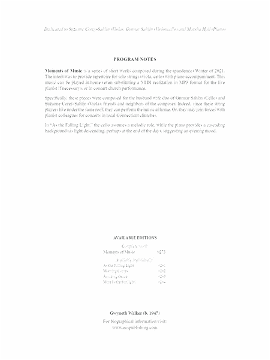 As the Falling Light Piano Accompaniment scores gallery preview page 2