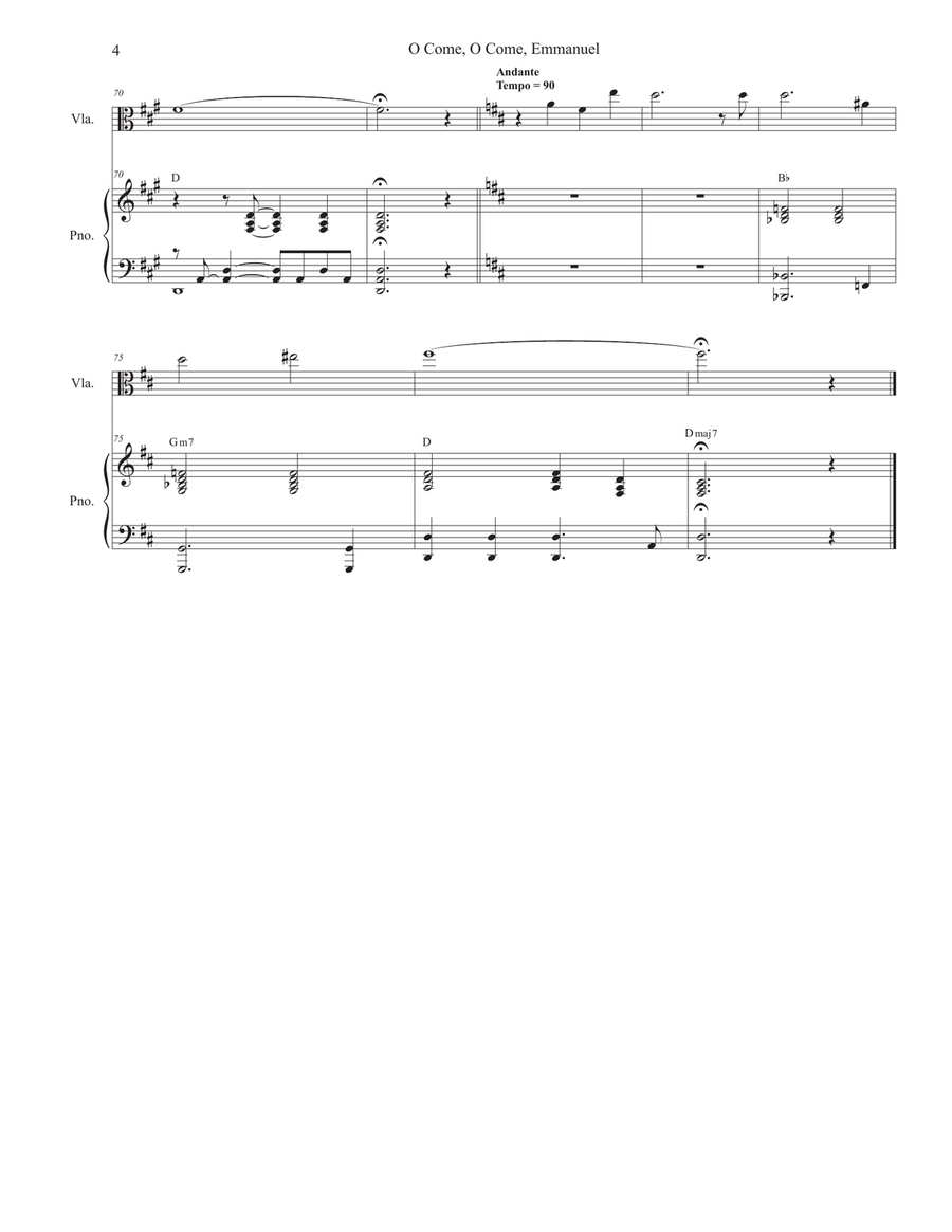 O Come, O Come, Emmanuel (with 