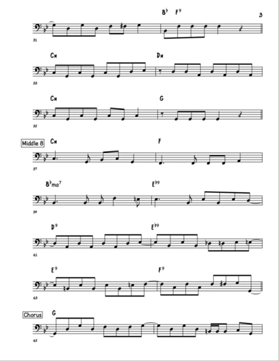 Just Enough And Too Much Bass Guitar scores gallery preview page 3
