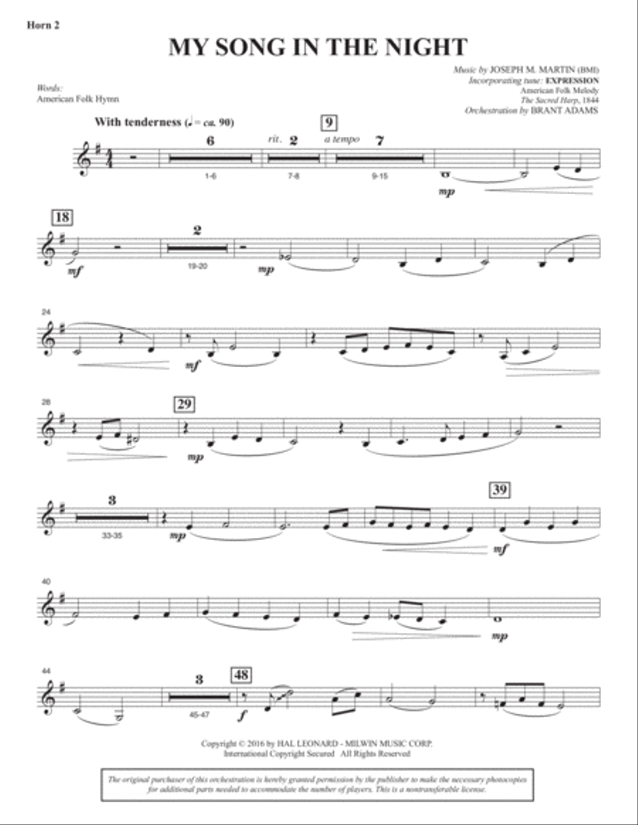 Sacred Places - F Horn 2 Sacred Places - F Horn 2 Choir scores gallery preview page 6