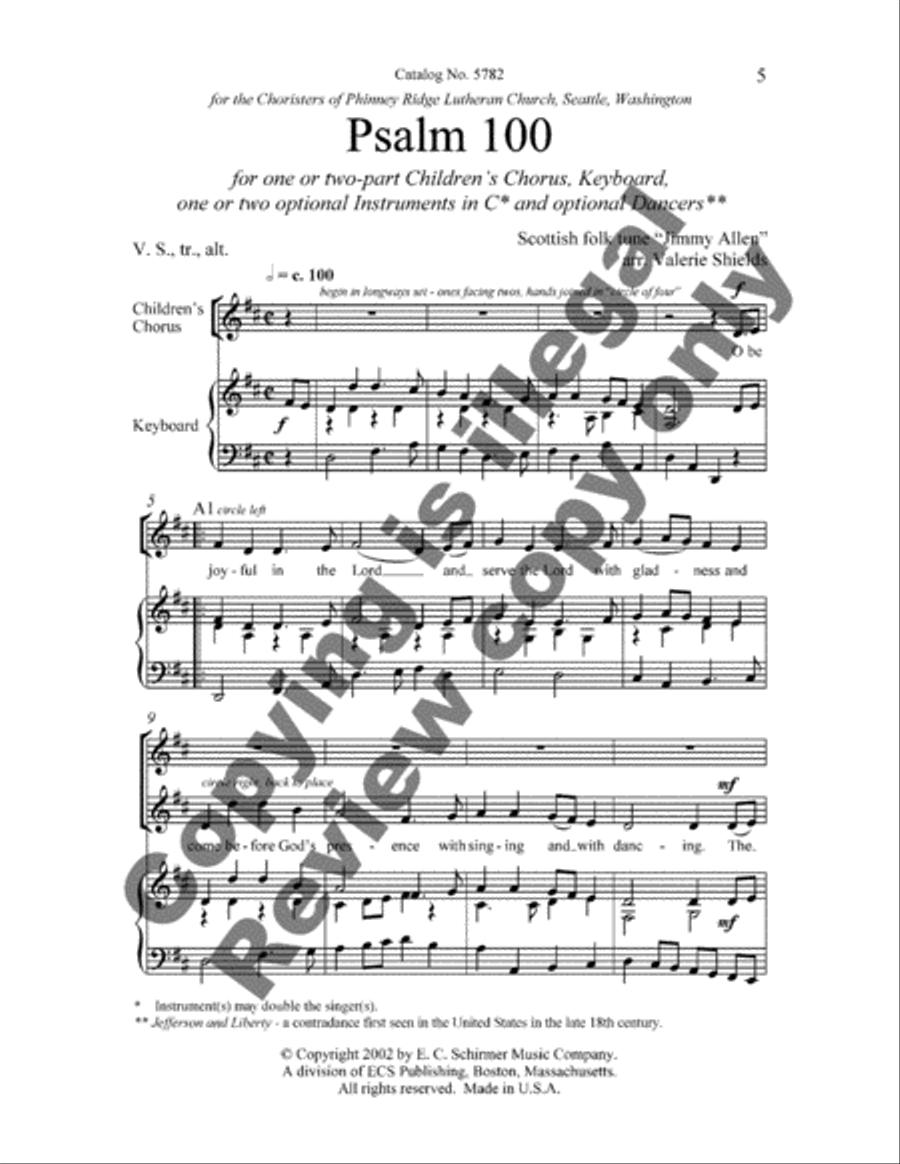 <br>Sheet music extract