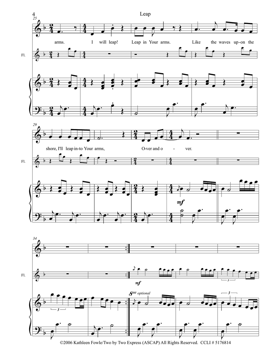 Leap Leap Piano, Vocal scores gallery preview page 4