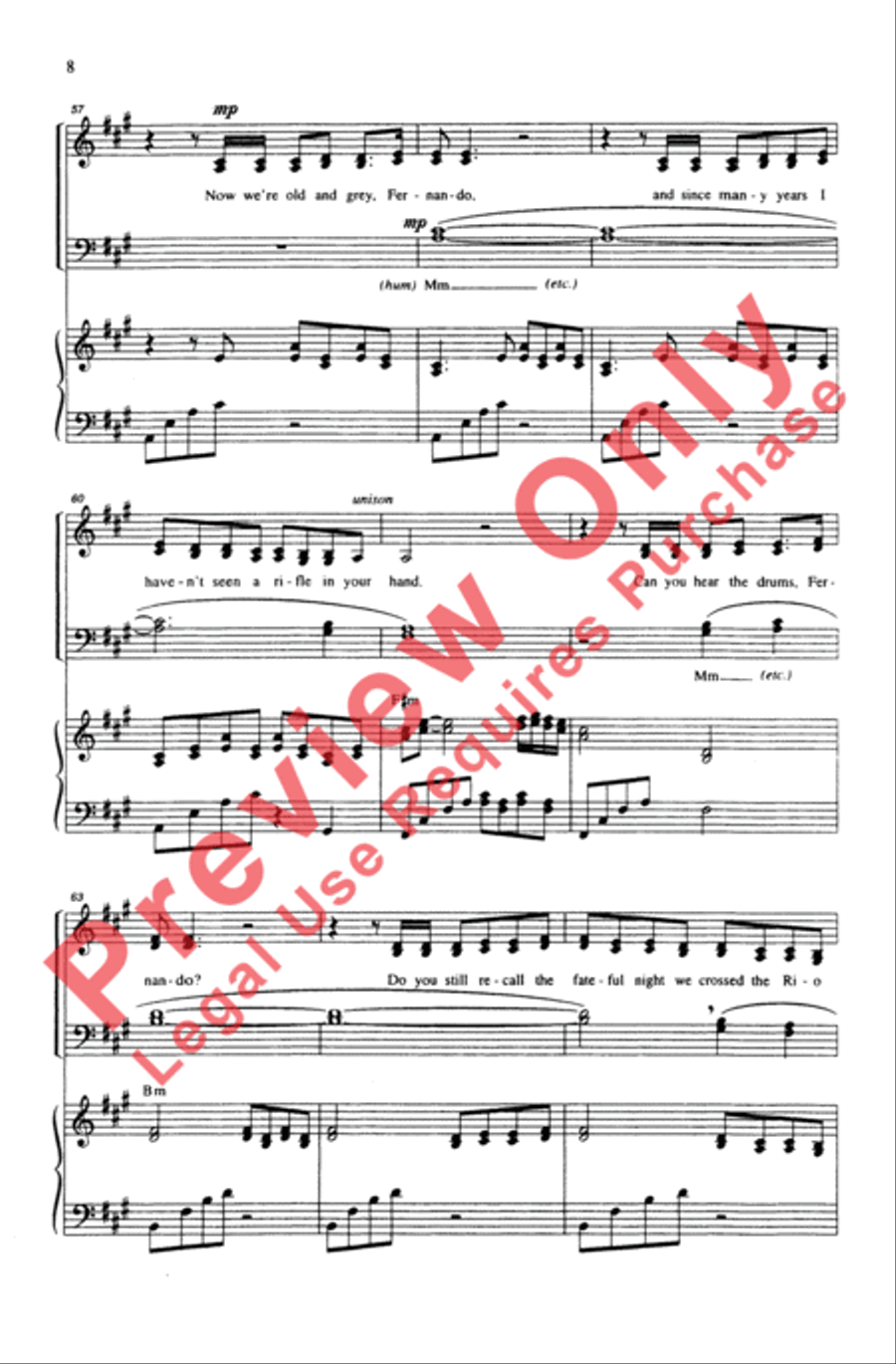 ABBA Forever! 4-Part scores gallery preview page 8