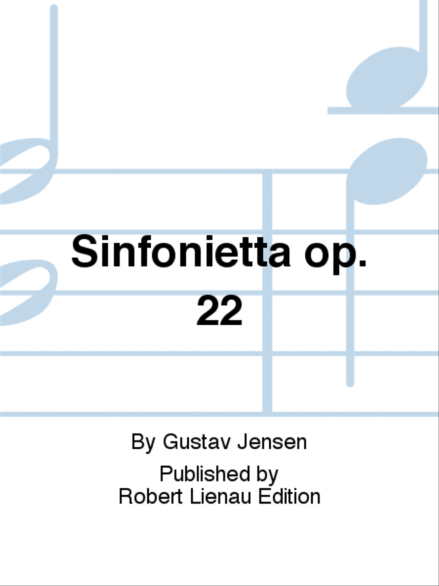 Sinfonietta op. 22 Sinfonietta op. 22 String Orchestra scores gallery preview page 1