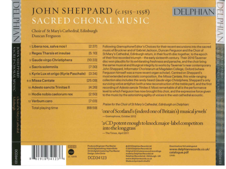 Sheppard: Sacred Choral Music