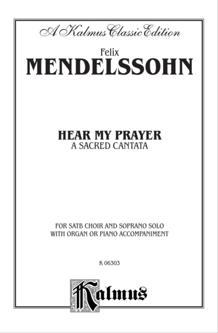 Hear My Prayer 4-Part scores gallery preview page 2