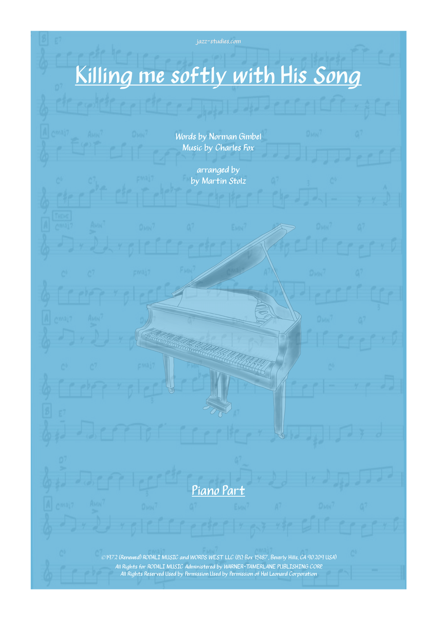 Killing Me Softly With His Song Alto Saxophone scores gallery preview page 3