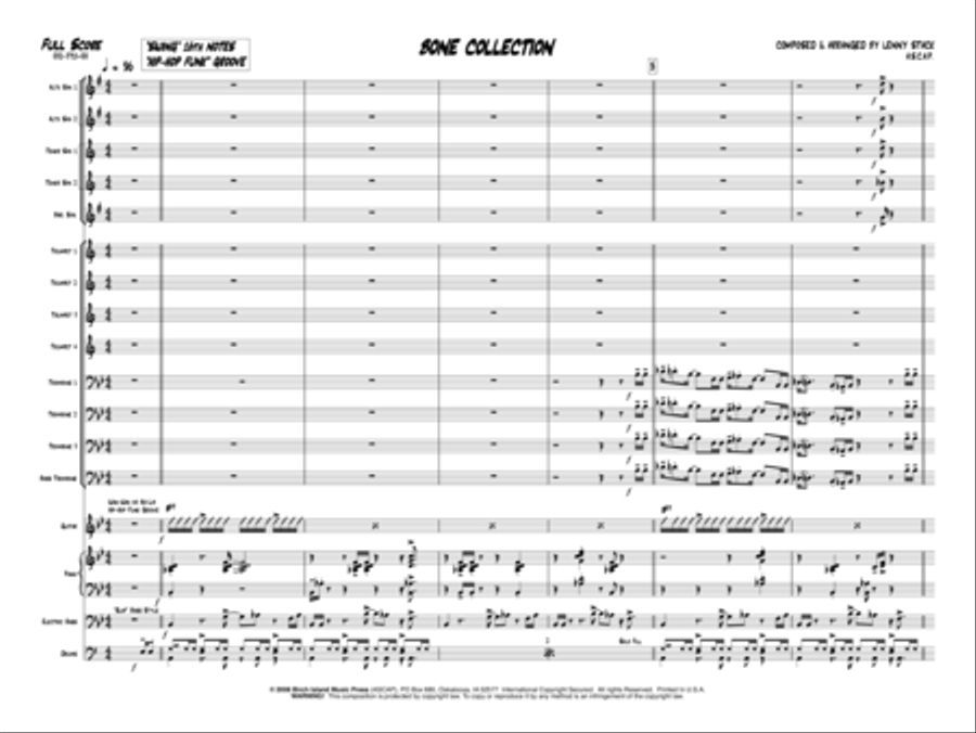 Bone Collection Jazz Ensemble scores gallery preview page 2