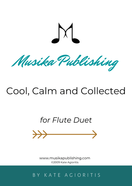 Cool Calm and Collected - For Flute Duet image number null