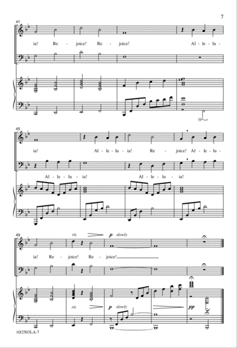 Easter Joy Easter Joy 4-Part scores gallery preview page 7