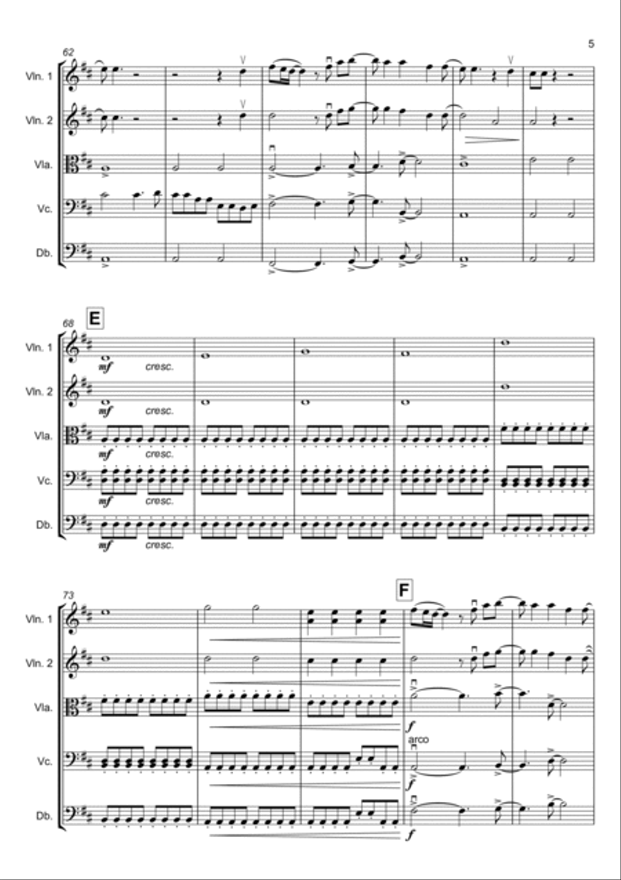 Anyone Anyone String Orchestra scores gallery preview page 5
