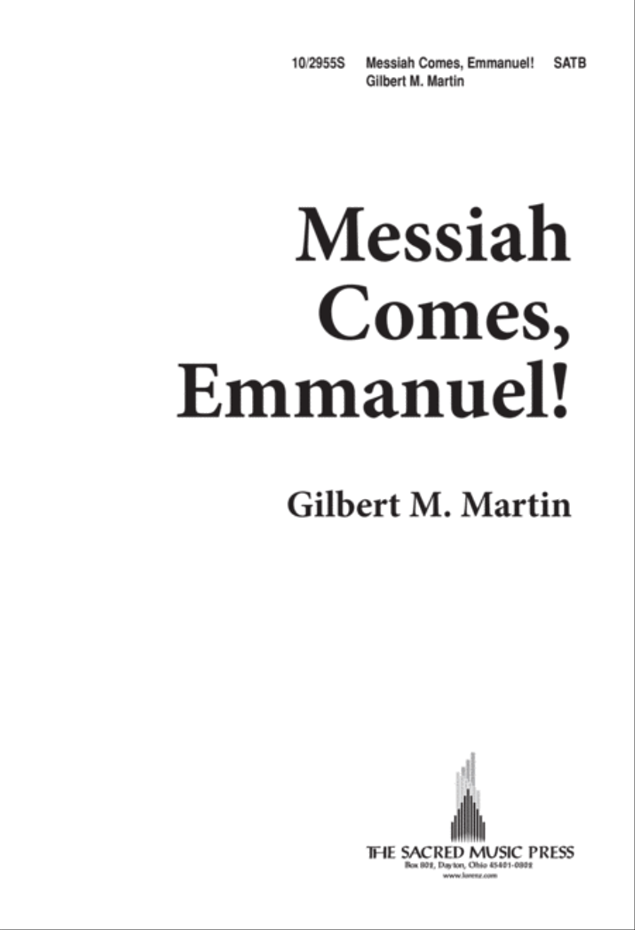 Messiah Comes, Emmanuel! Messiah Comes, Emmanuel! 4-Part scores gallery preview page 1