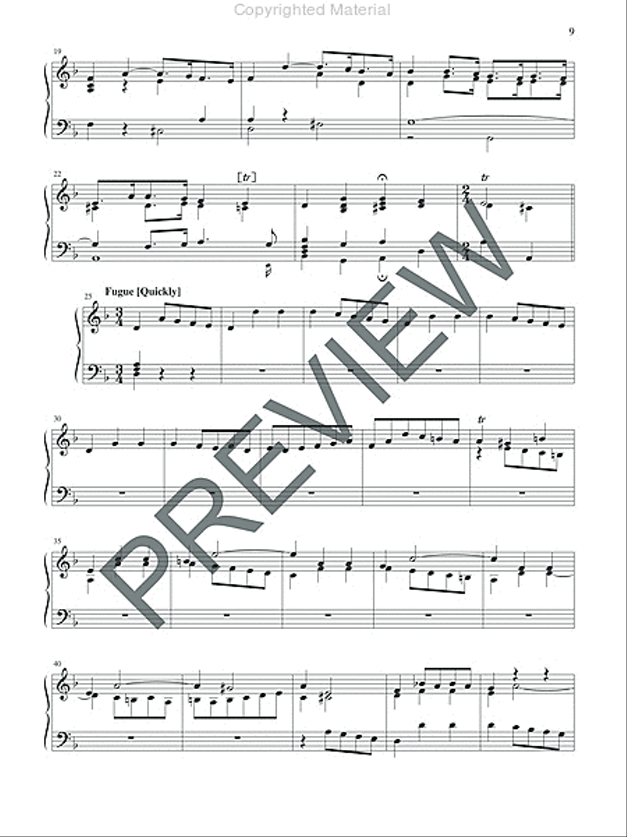 Two English Voluntaries for Organ Organ Solo scores gallery preview page 9