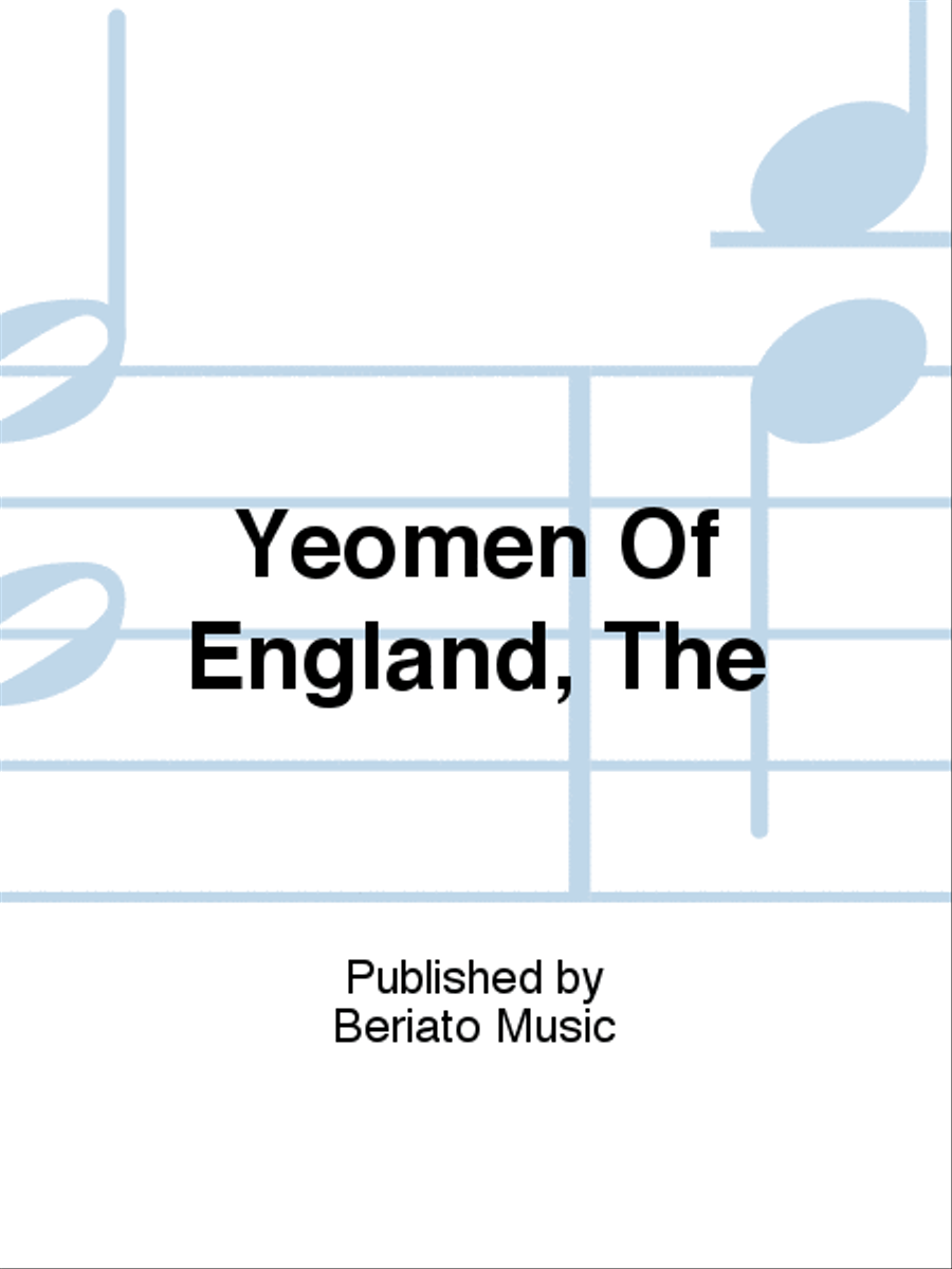 Yeomen Of England, The Yeomen Of England, The Piano, Vocal, Guitar scores gallery preview page 1