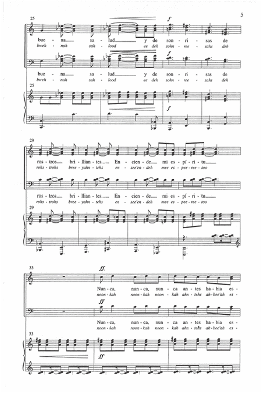 Portones abiertos y rostros brillantes 4-Part scores gallery preview page 4