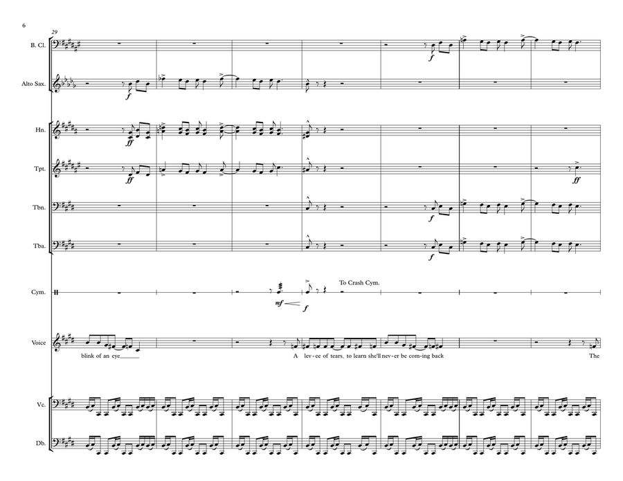 No More Tears No More Tears Large Ensemble scores gallery preview page 6