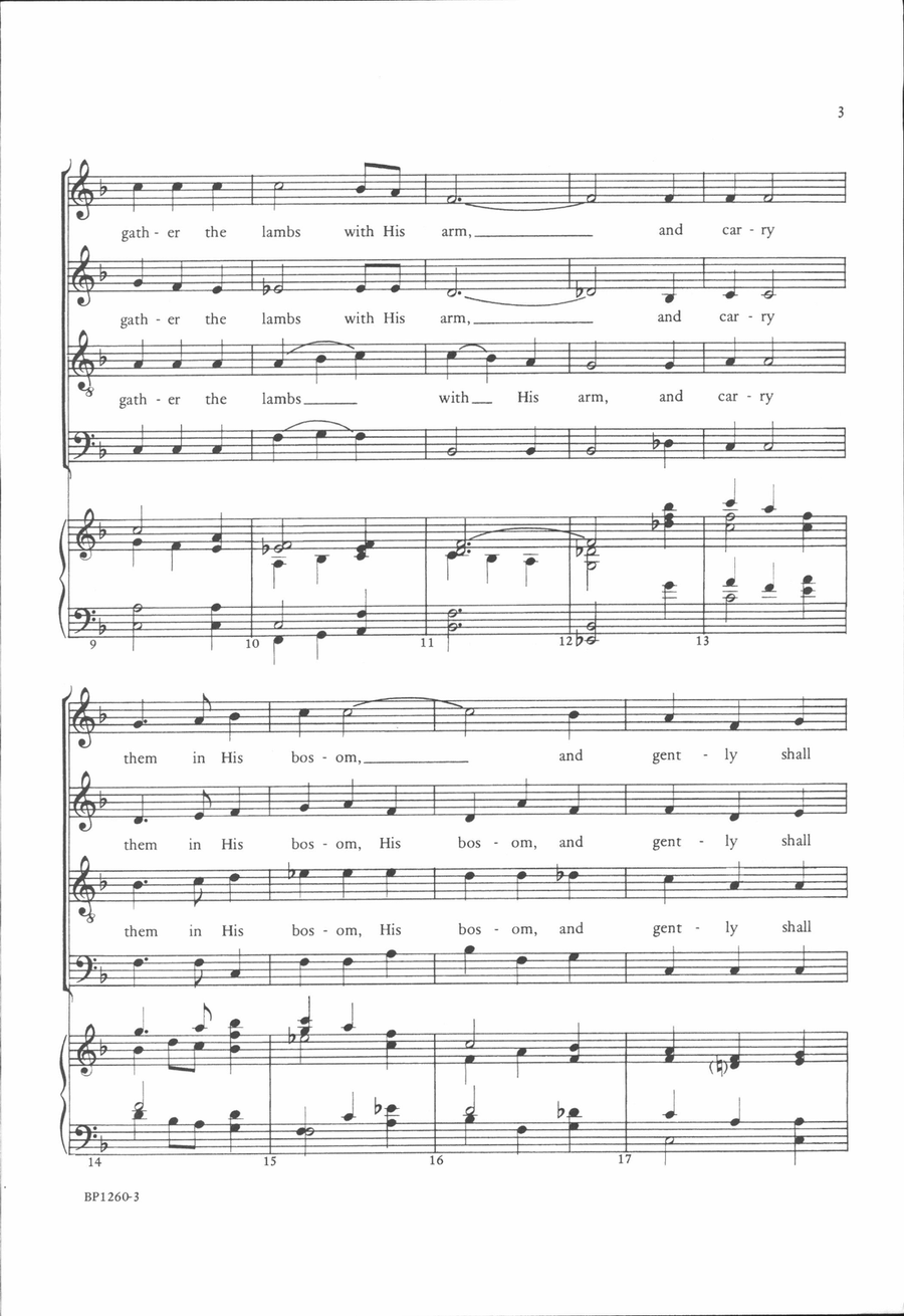 He Shall Feed His Flock He Shall Feed His Flock 4-Part scores gallery preview page 3