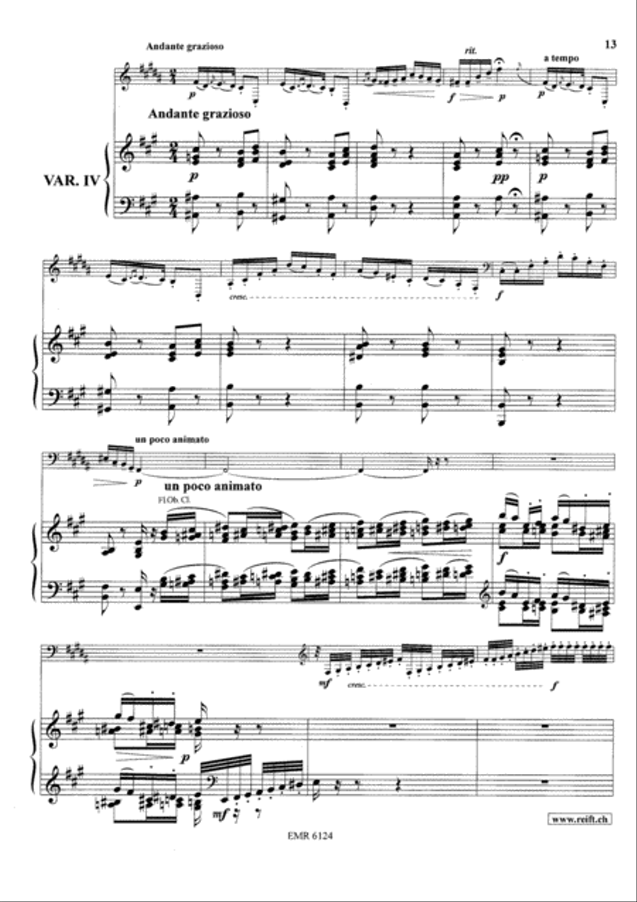 Variations On A Rococo Theme Flugelhorn scores gallery preview page 25