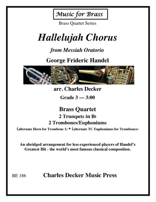 Hallelujah Chorus from Messiah for Brass Quartet