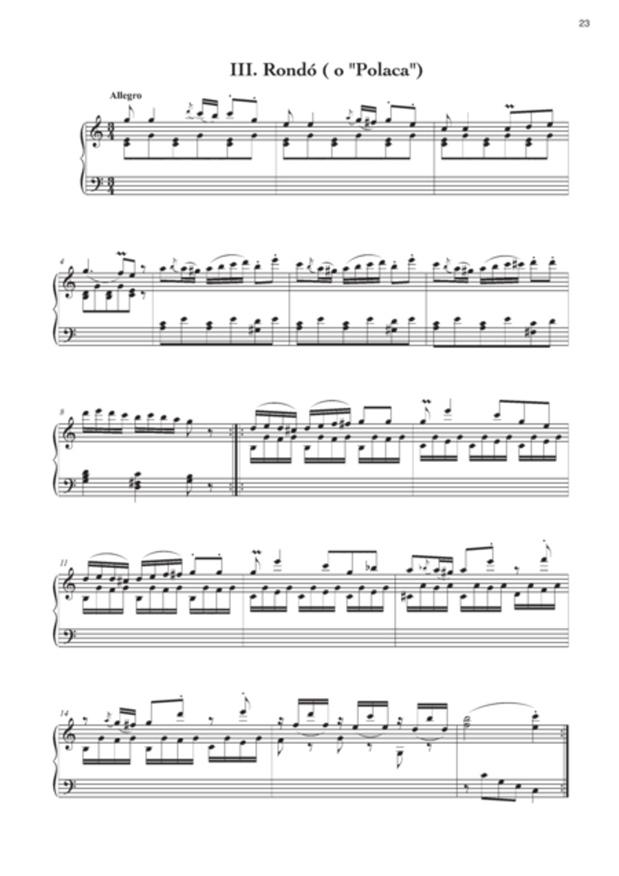 Sonata para Piano de Jose Ferrer Piano Solo scores gallery preview page 4