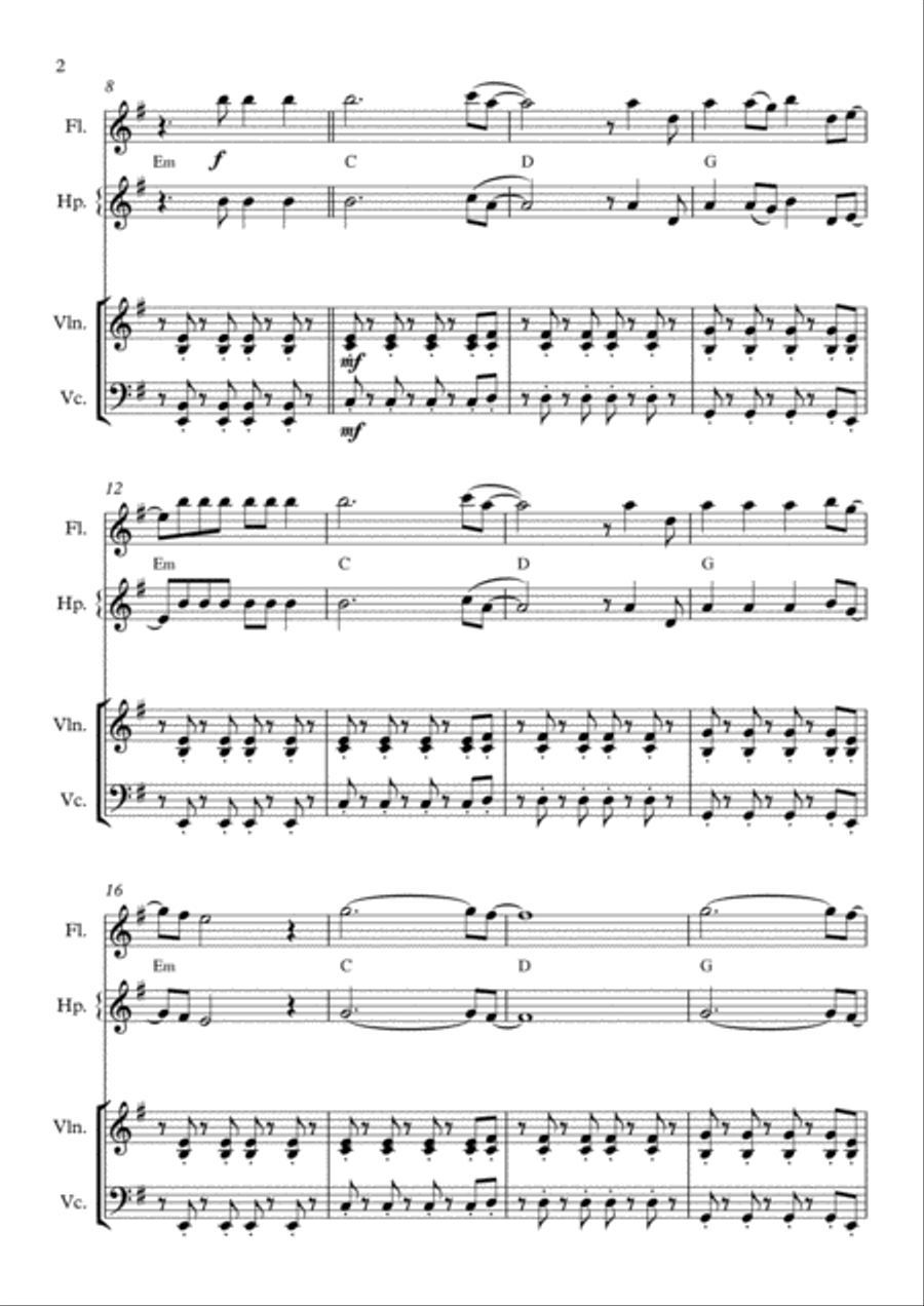 Viva La Vida Small Ensemble scores gallery preview page 3