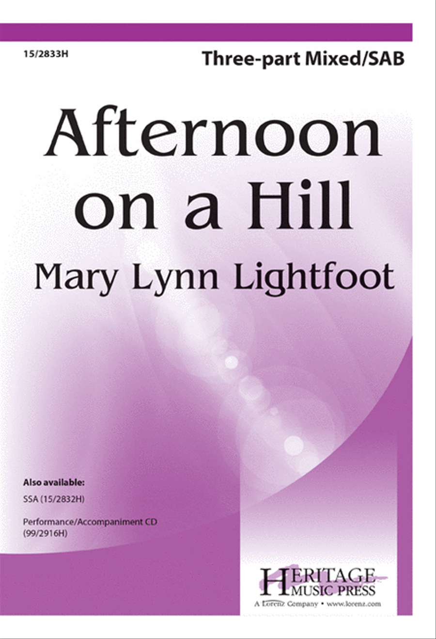 Afternoon on a Hill 3-Part scores gallery preview page 1