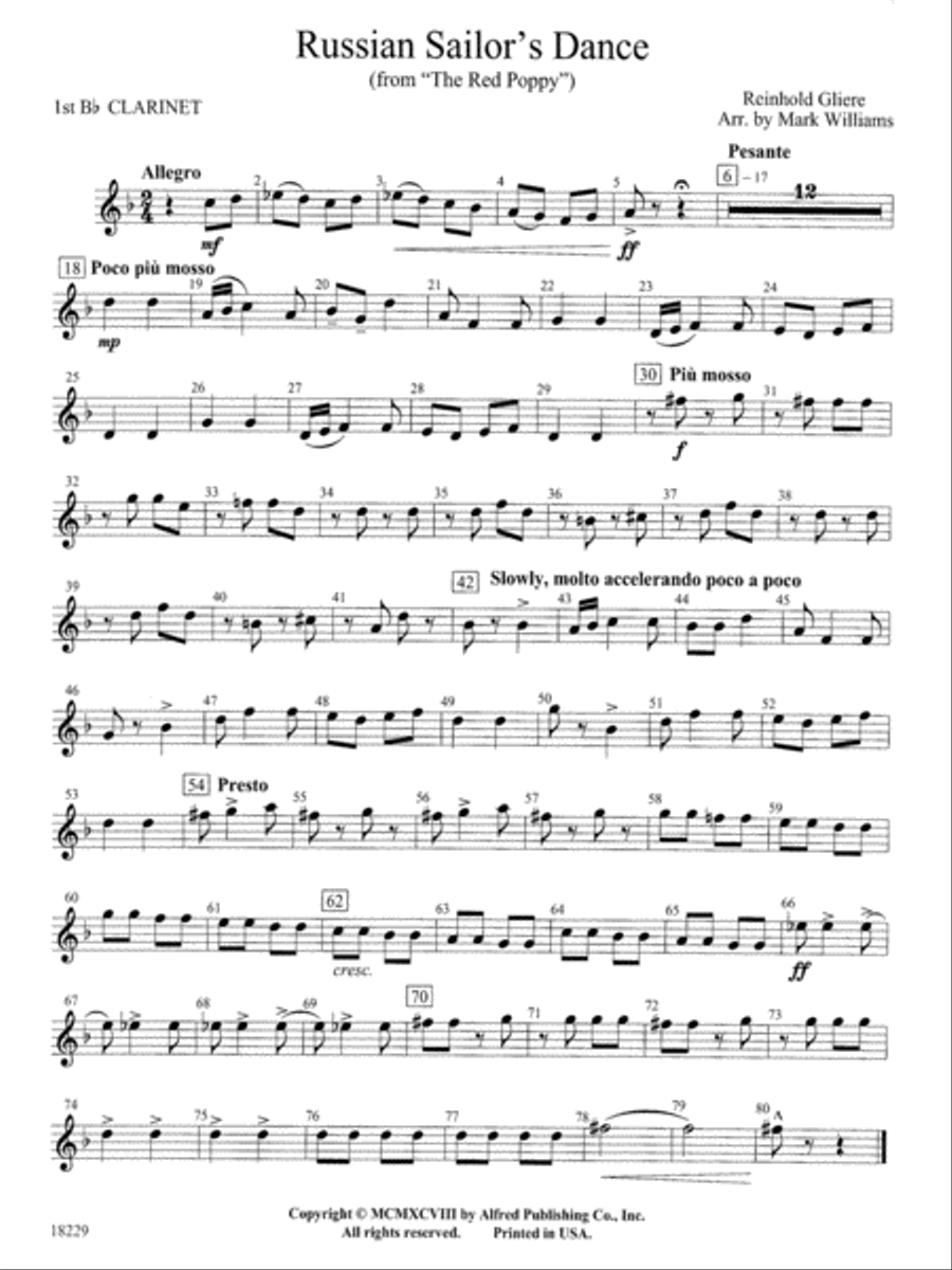 Russian Sailor's Dance (from 