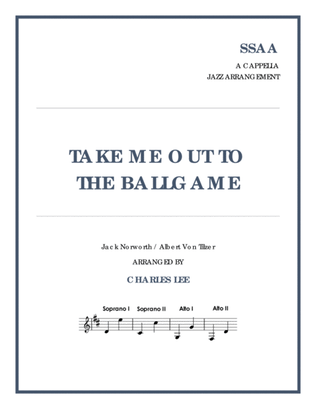 Book cover for Take Me Out to the Ballgame - SSAA jazz a cappella