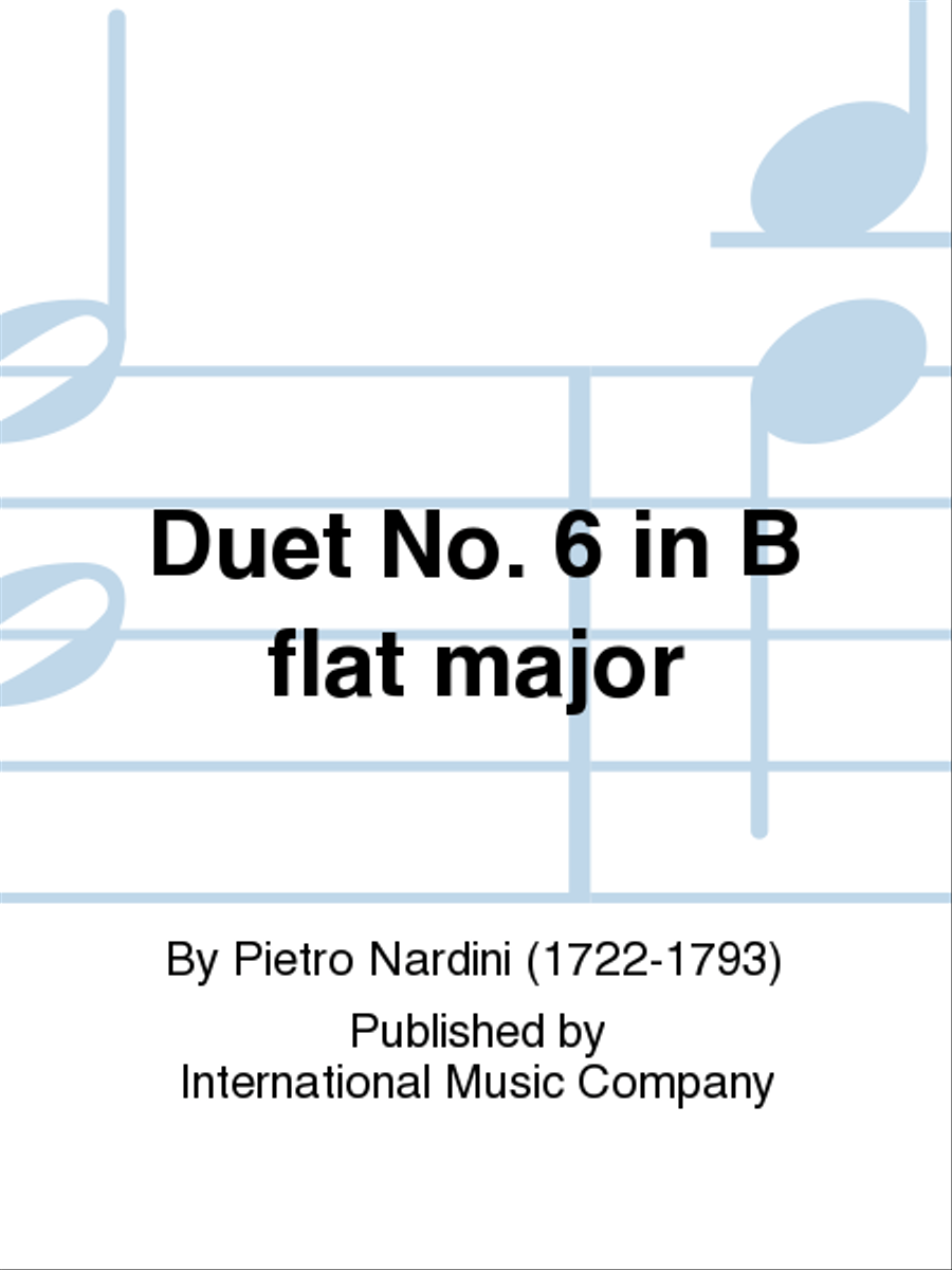 Duet No. 6 In B Flat Major Cello scores gallery preview page 1