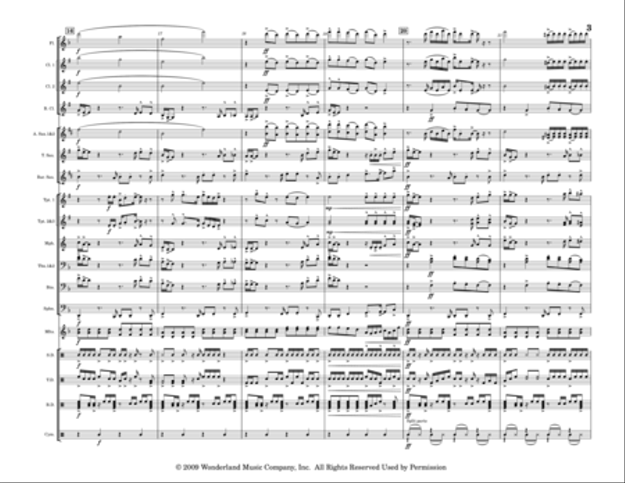 Ain't Got Rhythm Ain't Got Rhythm Marching Band scores gallery preview page 3