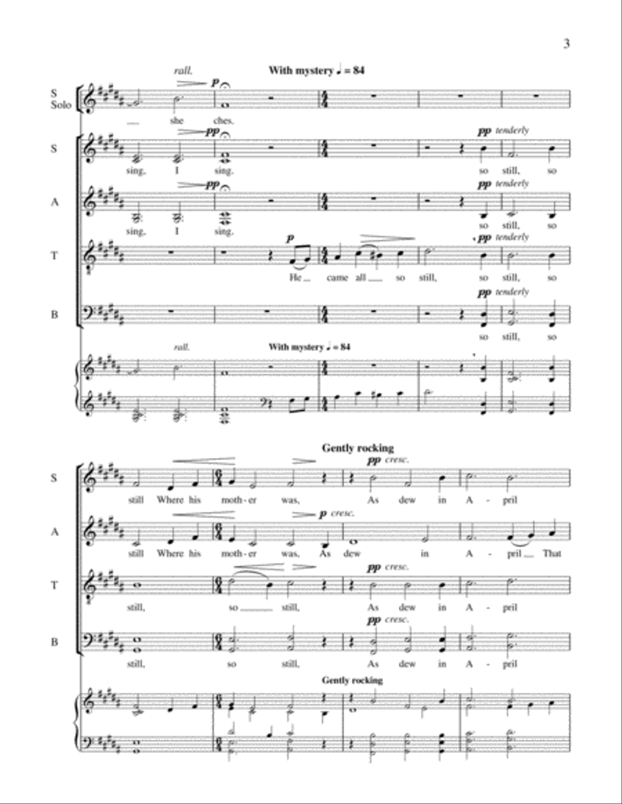 I sing of a maiden I sing of a maiden Divisi scores gallery preview page 3