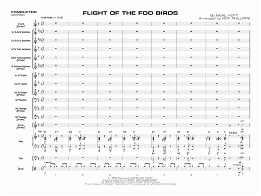 Flight of the Foo Birds Jazz Ensemble scores gallery preview page 4