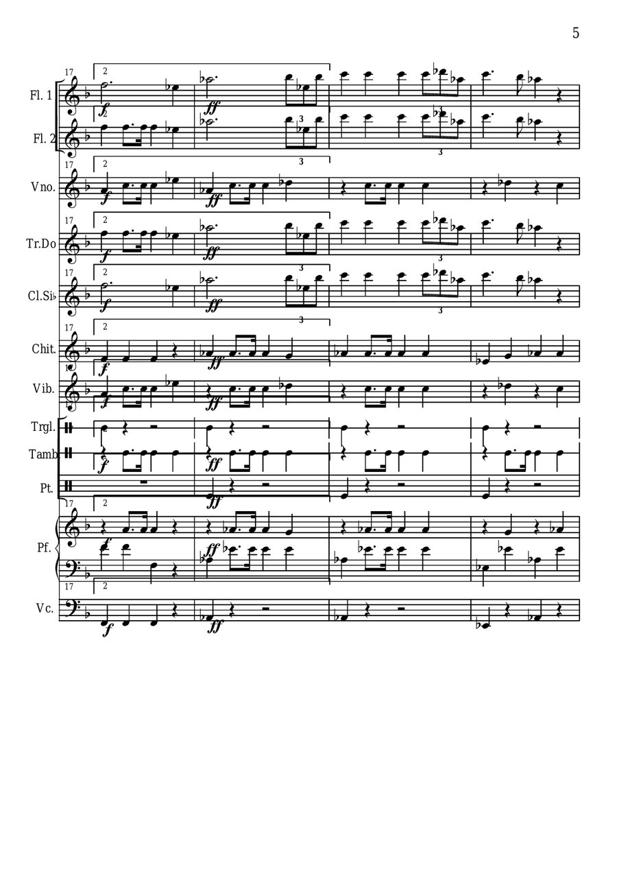 Marcia trionfale dell'Aida Small Ensemble scores gallery preview page 5