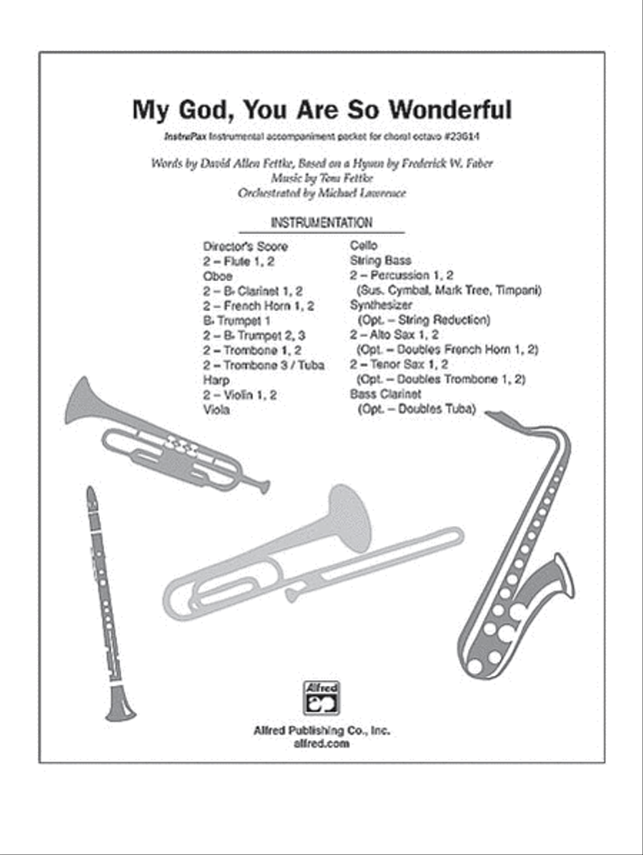 My God, You Are So Wonderful Choir scores gallery preview page 1