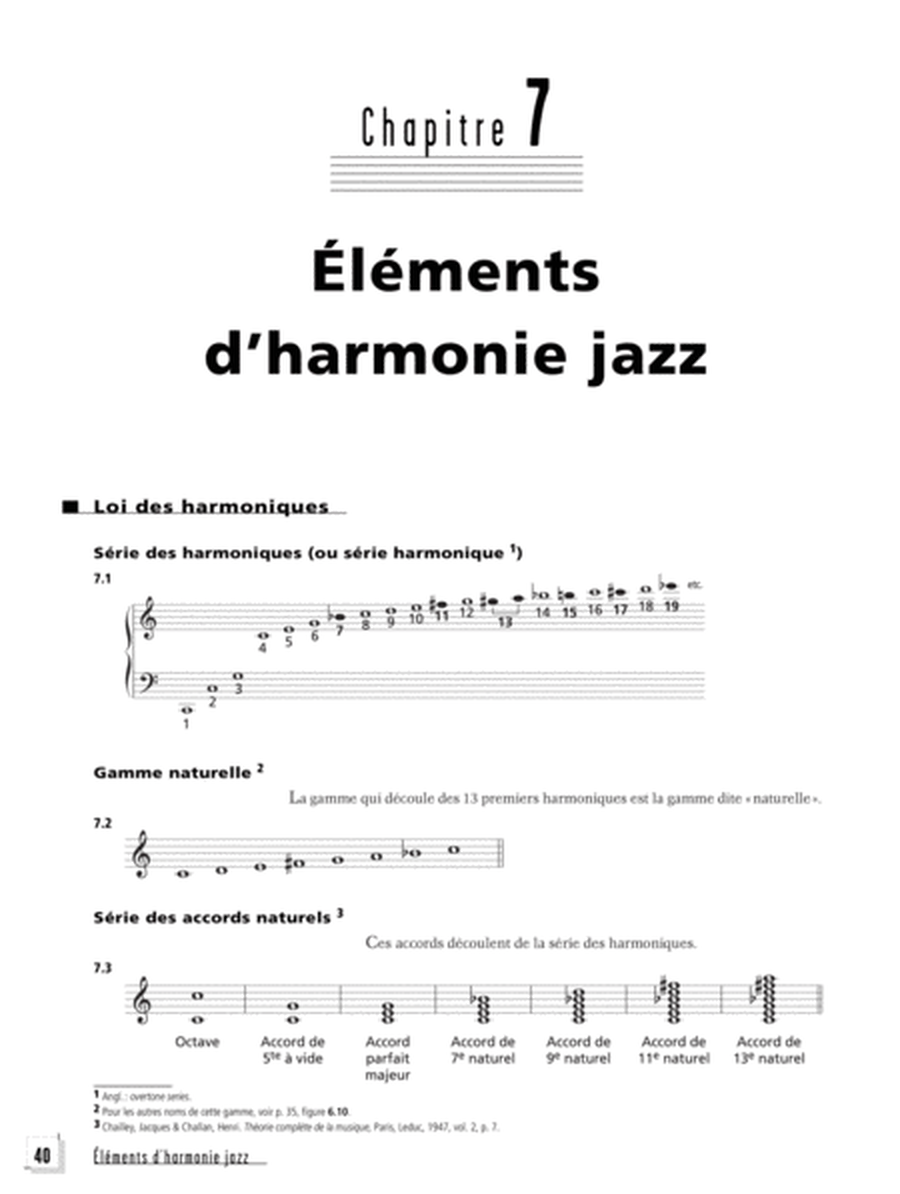Jazz mode d'emploi - Petite encyclopedie des donnees techniques de base - Volume 1