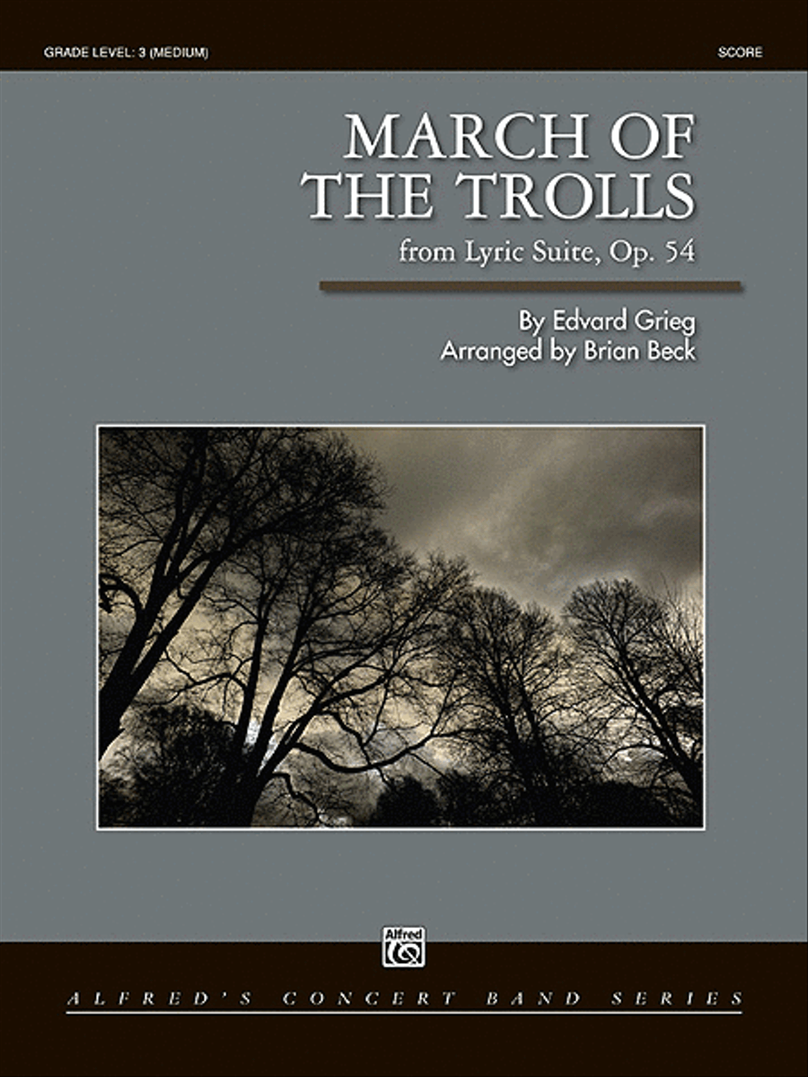 March of the Trolls Concert Band scores gallery preview page 1