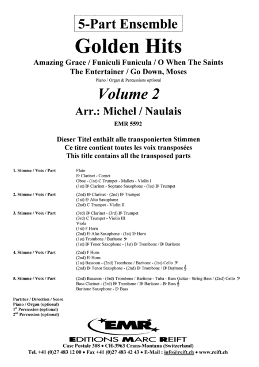Golden Hits Volume 2 Concert Band scores gallery preview page 2