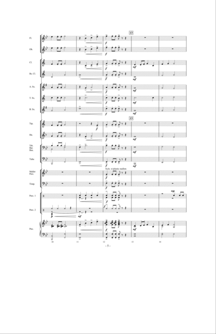 Air of Nobility Air of Nobility Concert Band scores gallery preview page 4