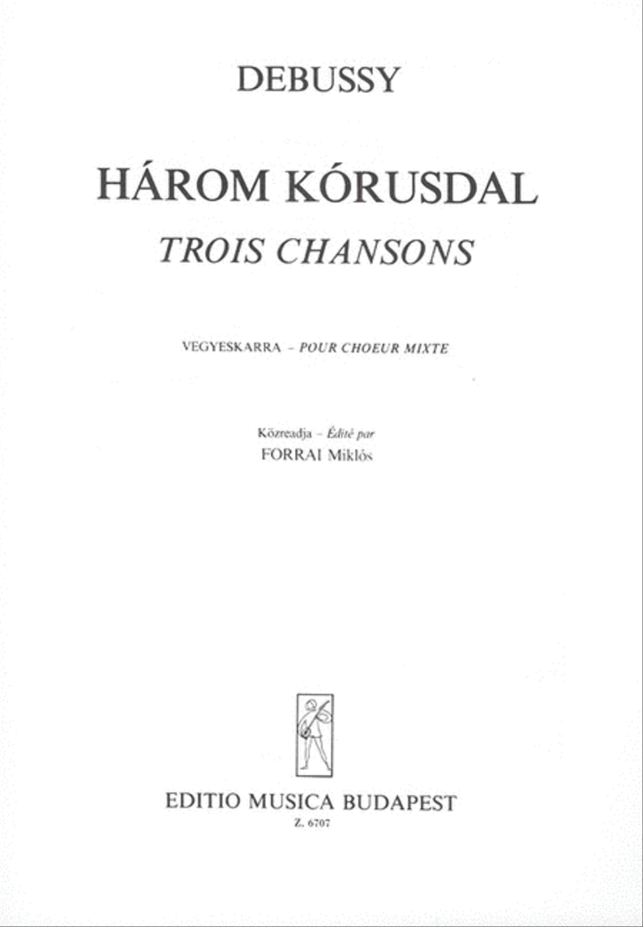 Három kórusdal A Cappella scores gallery preview page 1