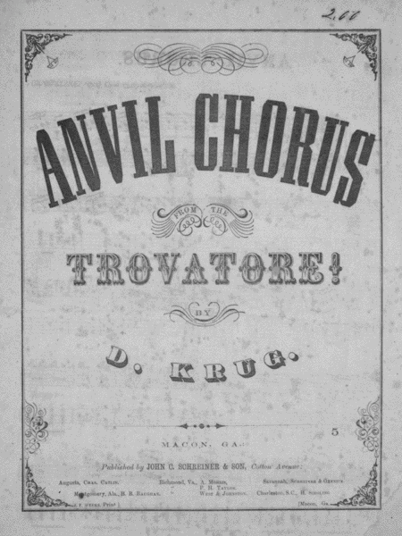 Anvil Chorus From the Trovatore