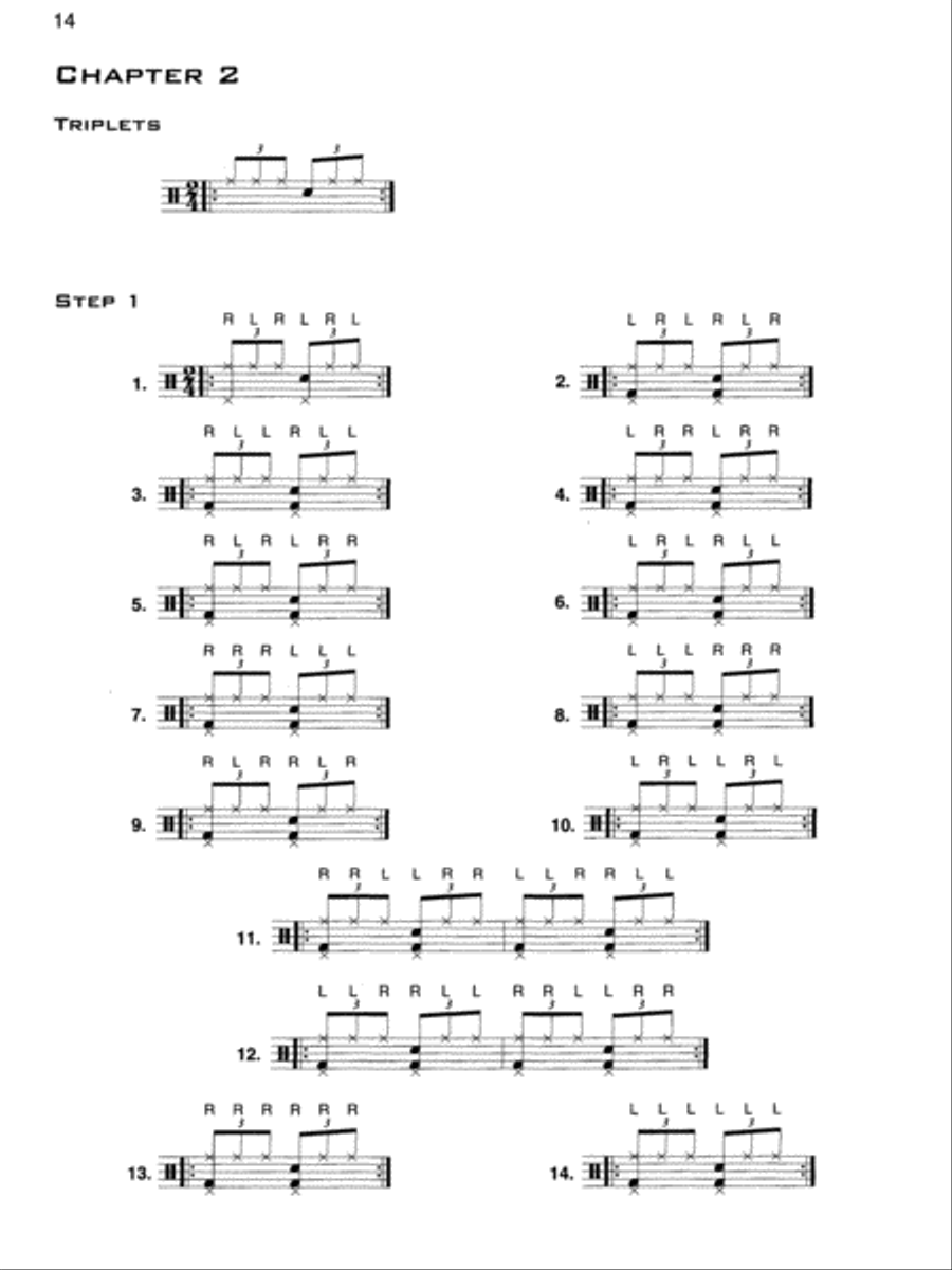 The New Frontier for Drumset Percussion scores gallery preview page 3