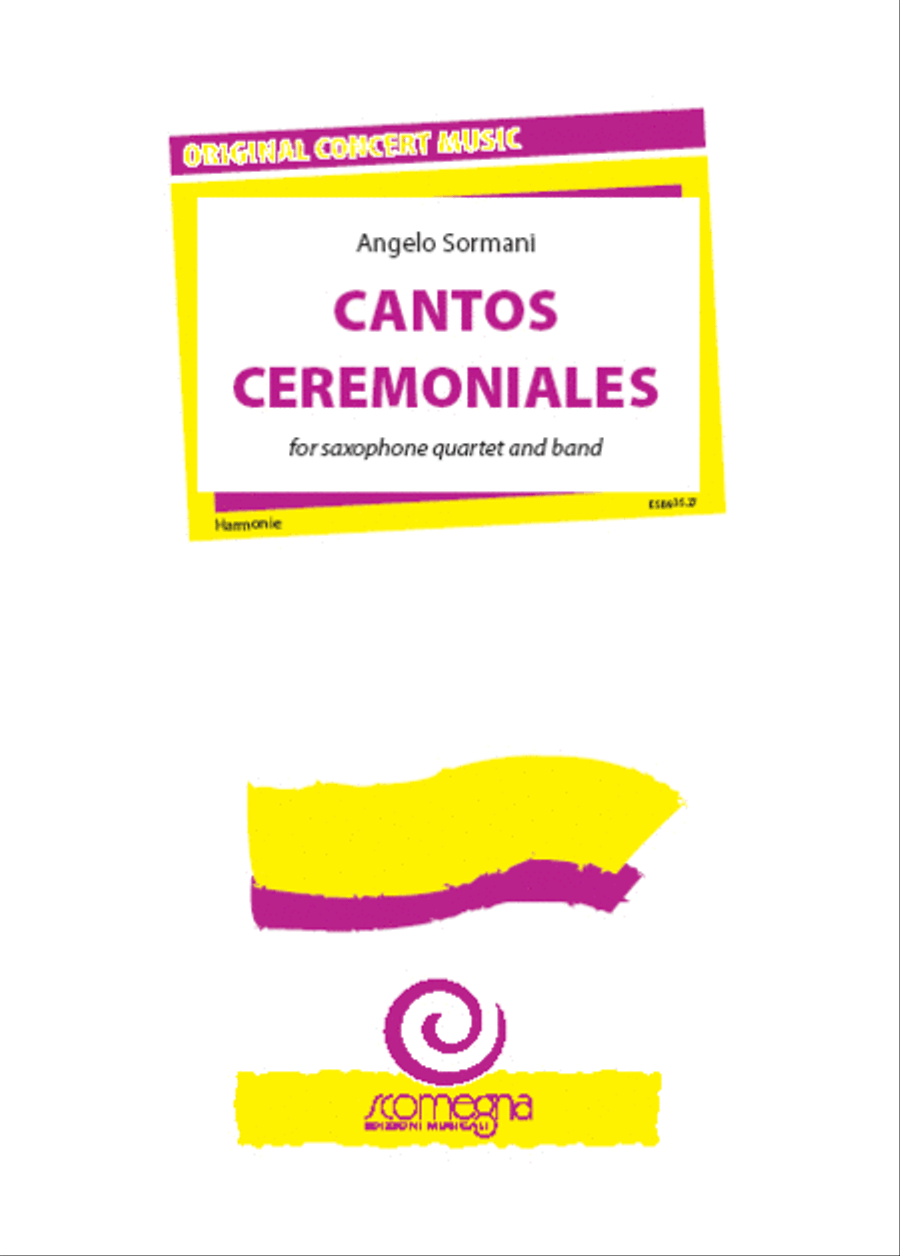 Cantos Ceremoniales Concert Band scores gallery preview page 1