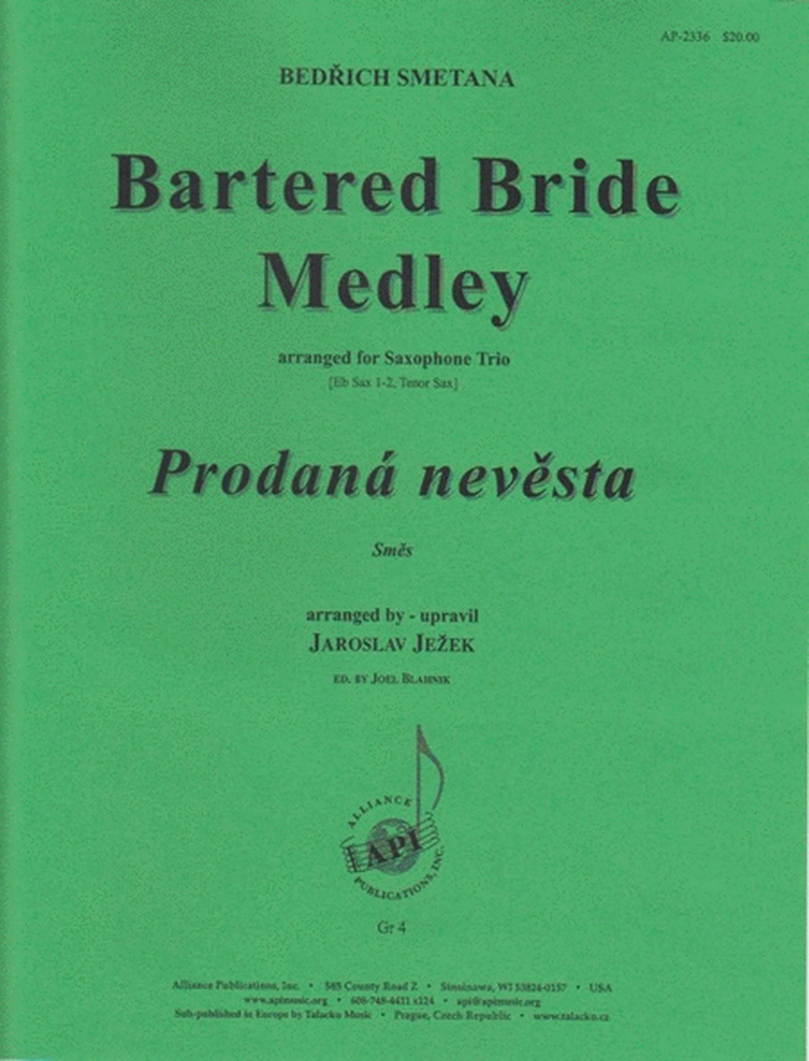Bartered Bride Medley - 3 saxophones image number null