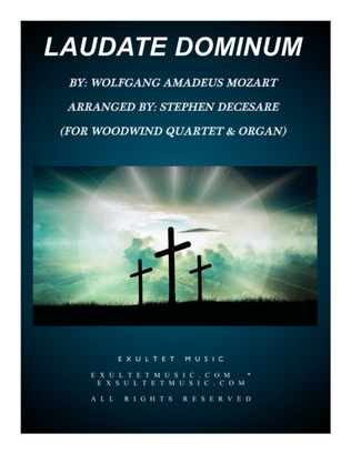 Book cover for Laudate Dominum (for Woodwind Quartet - Organ Accompaniment)
