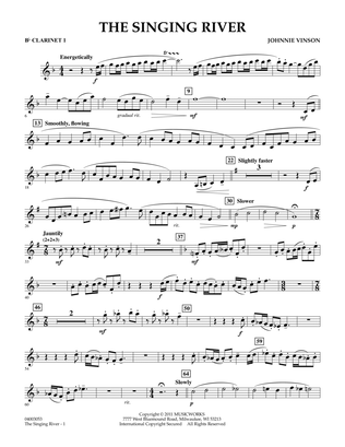 The Singing River - Bb Clarinet 1
