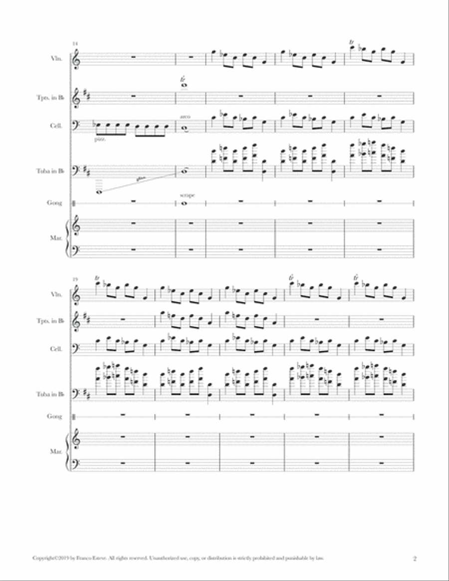 Sunrise Chamber Orchestra scores gallery preview page 3