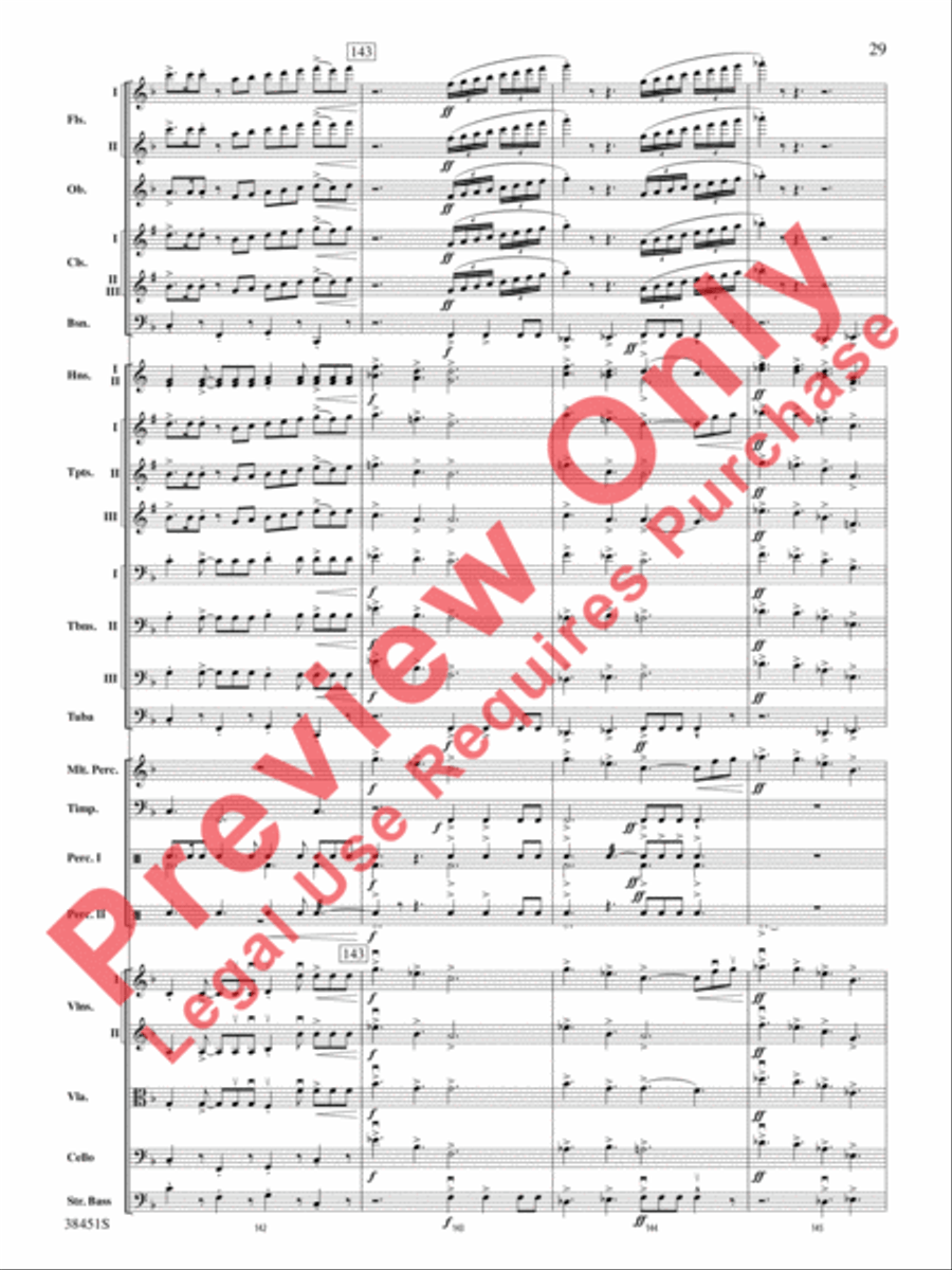 Resurgences Full Orchestra scores gallery preview page 30