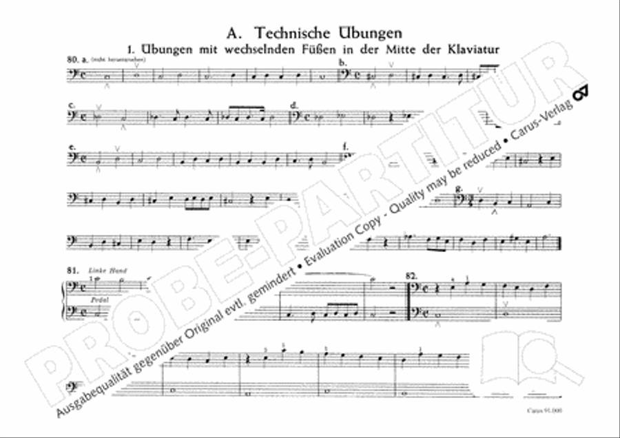 Orgelschule Orgelschule Organ scores gallery preview page 72