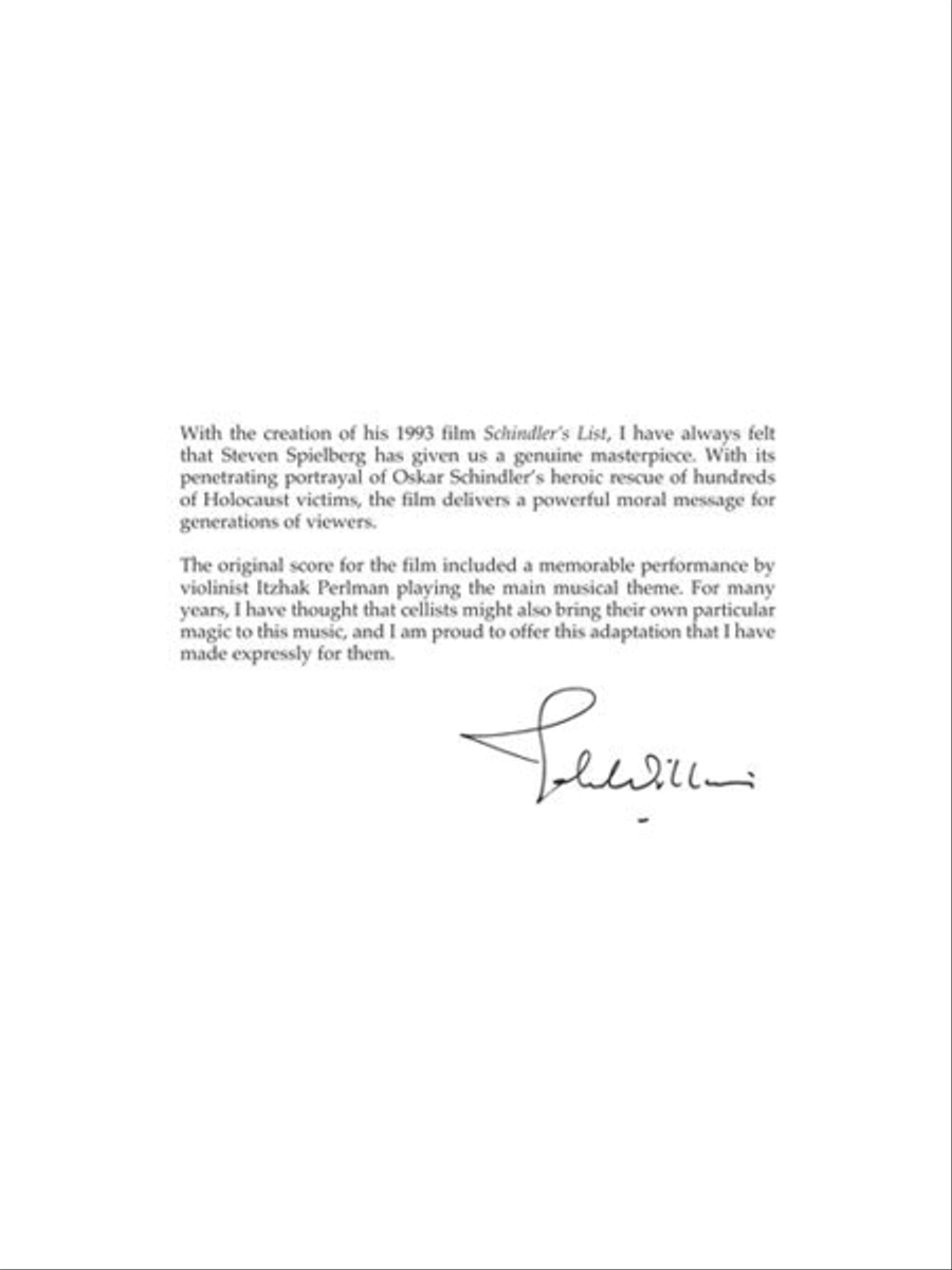 Theme from Schindler's List Piano Accompaniment scores gallery preview page 3